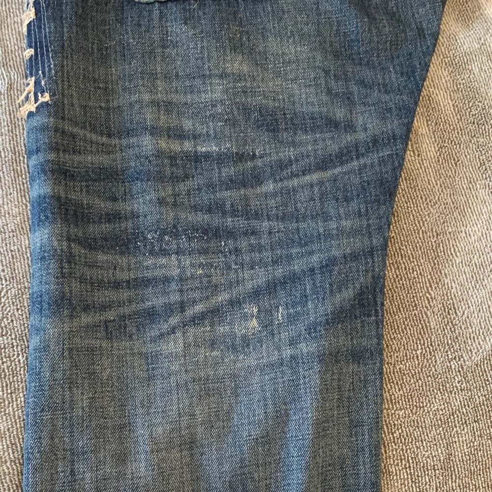 Polo by Ralph Lauren Patchwork Distressed Blue Men's Jeans - Picture 8 of 14